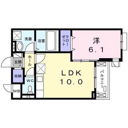 園田駅 徒歩15分 3階の物件間取画像